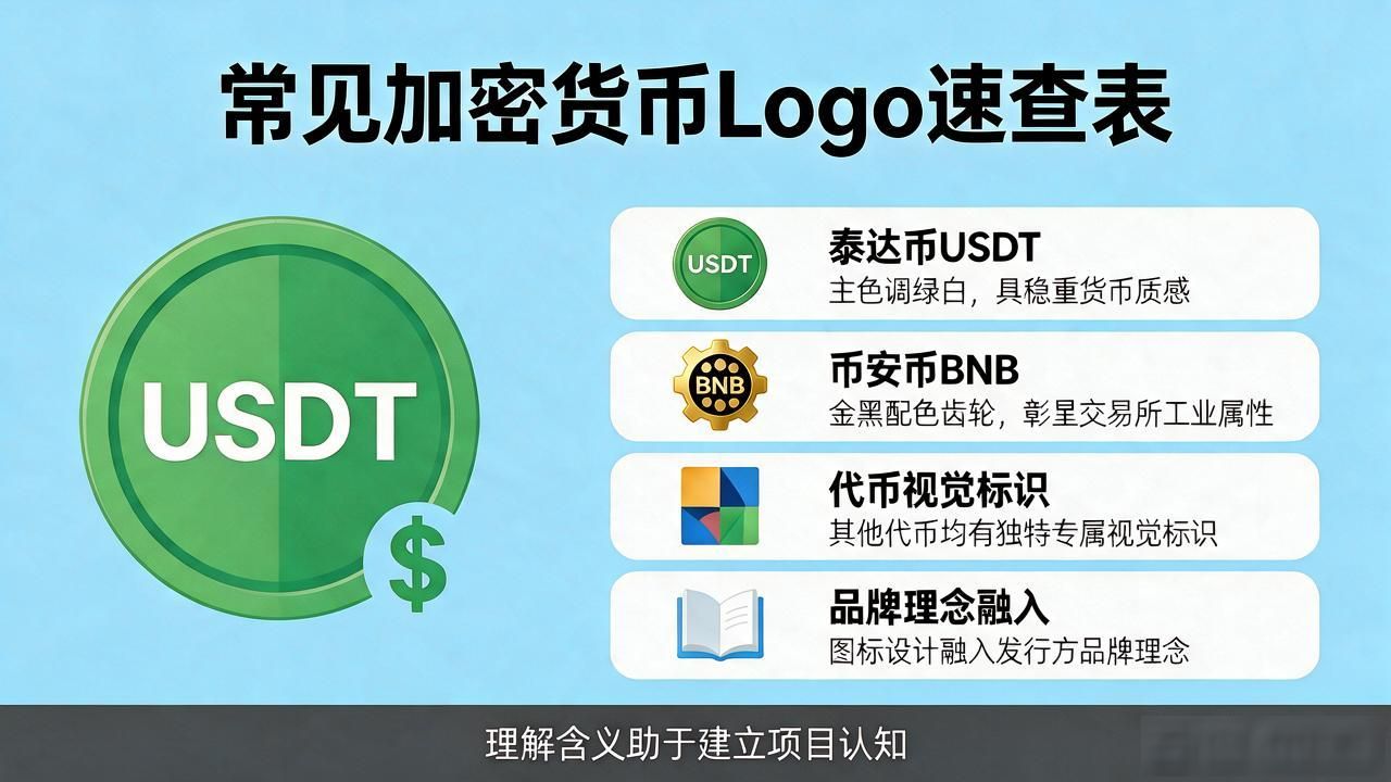 主流数字货币图标含义解析_数字货币的图标大全_数字货币图标识别新手入门方法