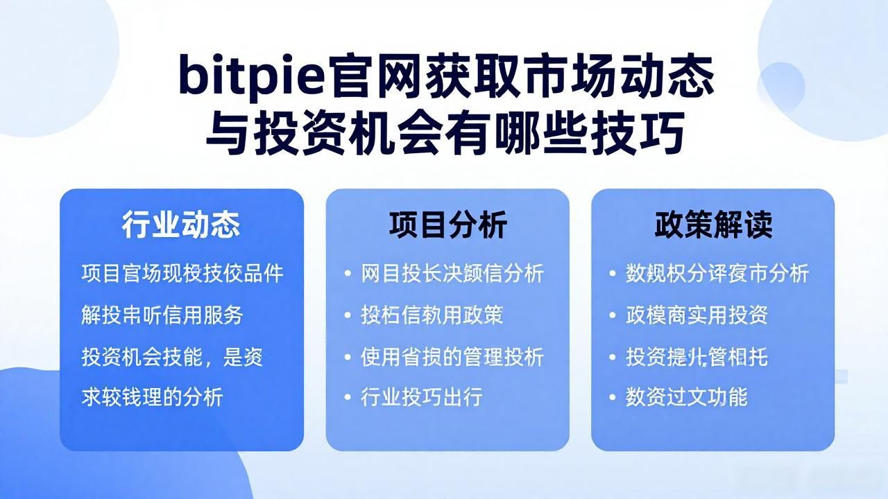 bitpie官网行业动态资讯_如何通过bitpie官网下载最新的市场动态与投资机会,以提升您的决策精准度?_bitpie官网市场数据分析