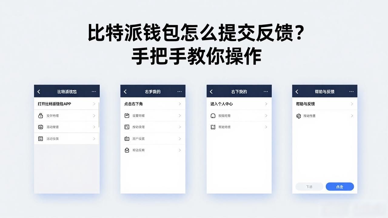 如何在比特派钱包app中文版中提交反馈_比特派钱包问题反馈方法_比特派钱包反馈提交教程