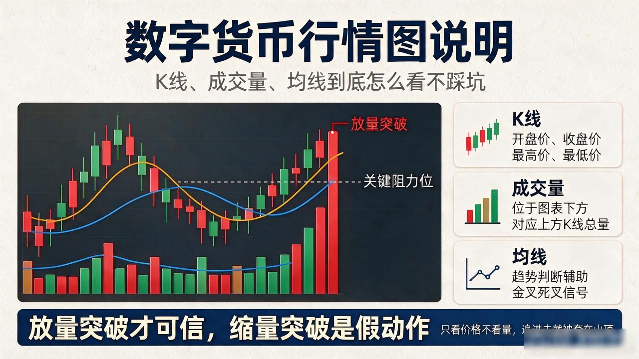 数字货币行情图说明_数字货币K线图分析_成交量确认交易信号