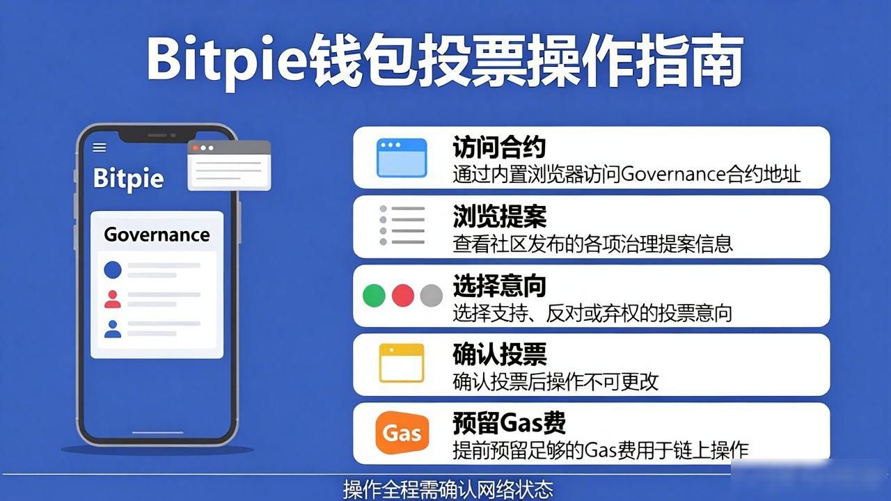 如何通过Bitpie钱包参与社区治理与投票?_Bitpie钱包投票提案详情_Bitpie社区治理投票操作流程