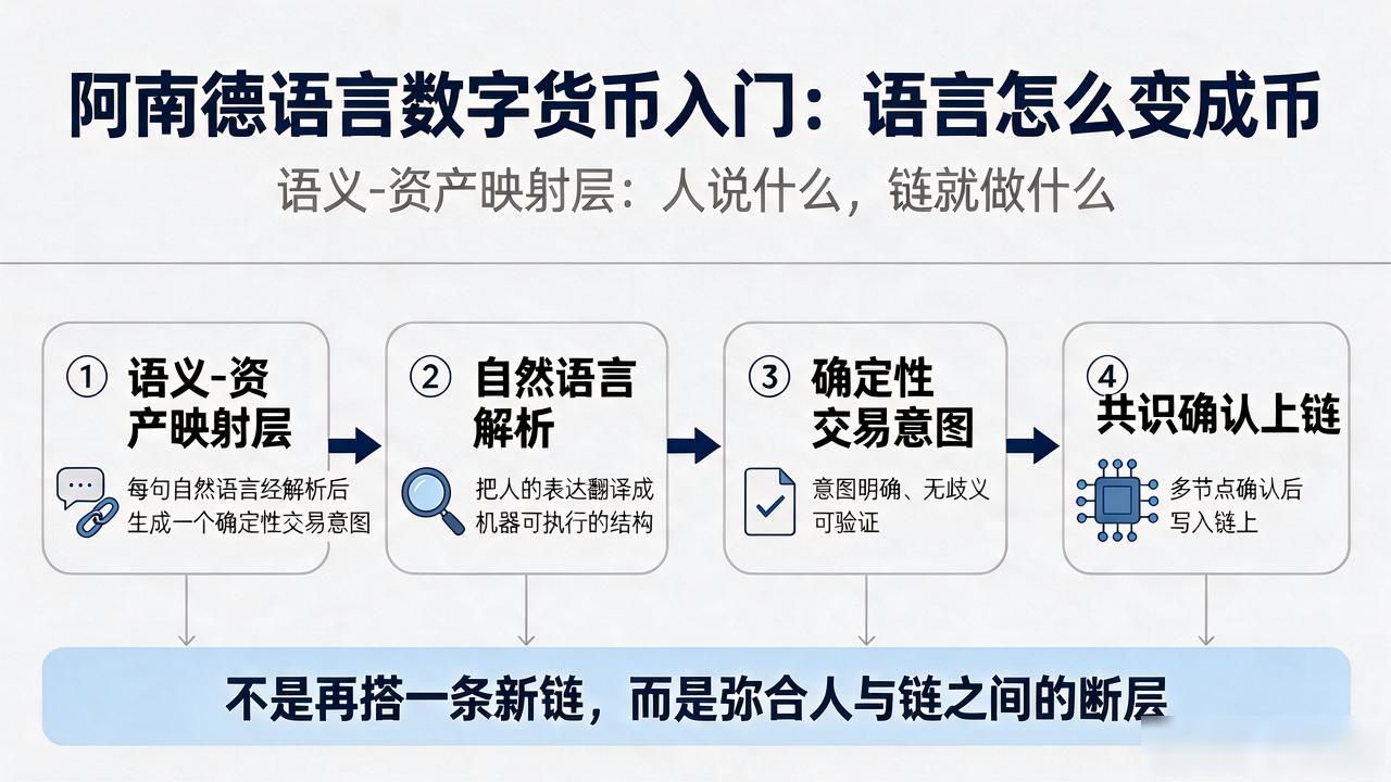 语义-资产映射层解决区块链操作门槛_阿南德语言数字货币自然语言交互_阿南德语言数字货币