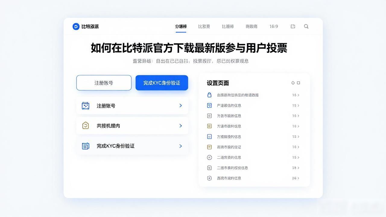 如何在比特派官方下载最新版中参与用户投票?_比特派社区治理参与教程_比特派投票入口