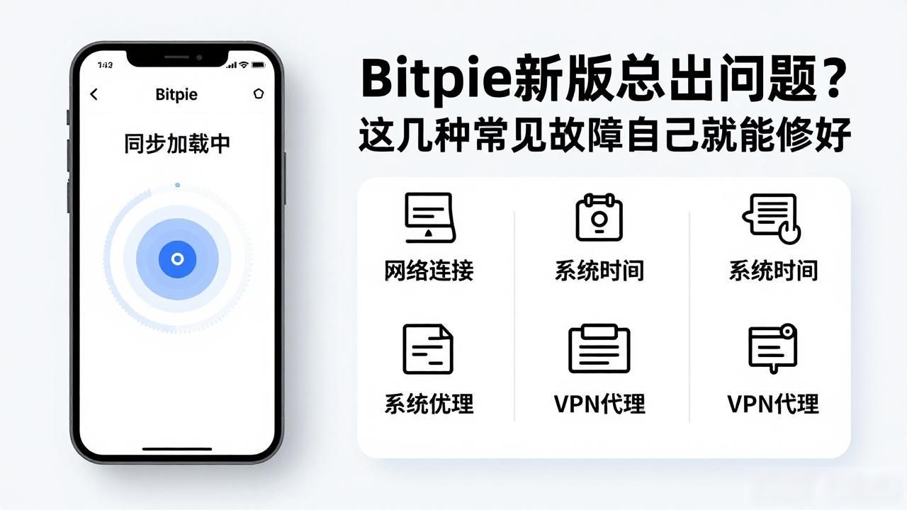 Bitpie钱包同步慢余额不对处理_如何应对Bitpie最新版本的常见问题?_Bitpie常见问题解决