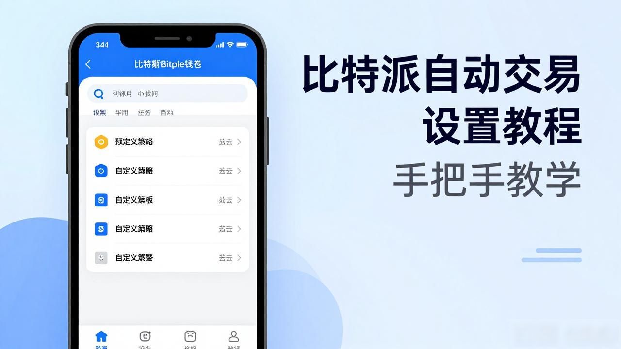 比特派自动交易策略模板选择_比特派自动交易设置教程_如何在比特派Bitpie钱包app中进行自动交易