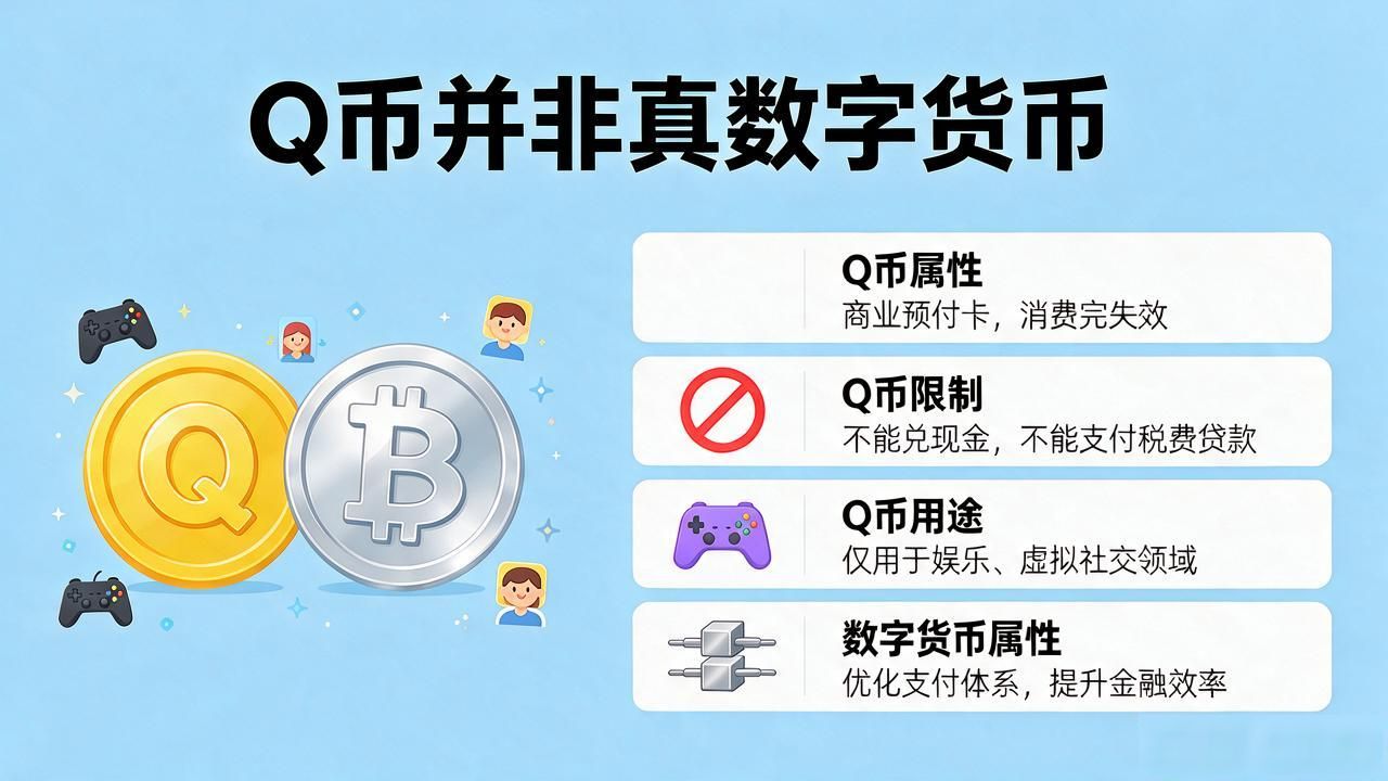 q币属于数字货币嘛_Q币是否属于数字货币的判断标准_Q币与数字货币的核心区别