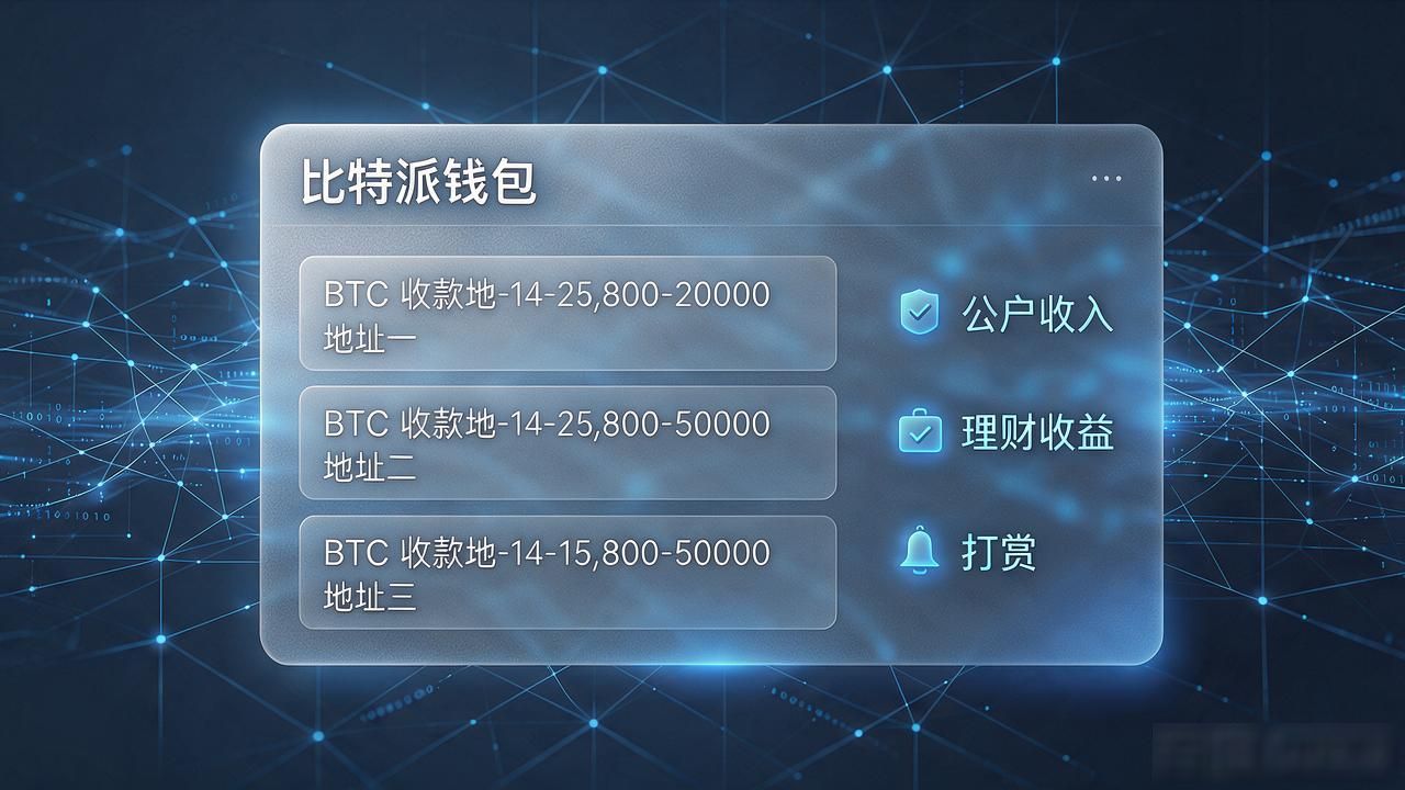 比特派钱包多地址管理_比特派钱包地址备注功能_比特派钱包多个BTC收款地址