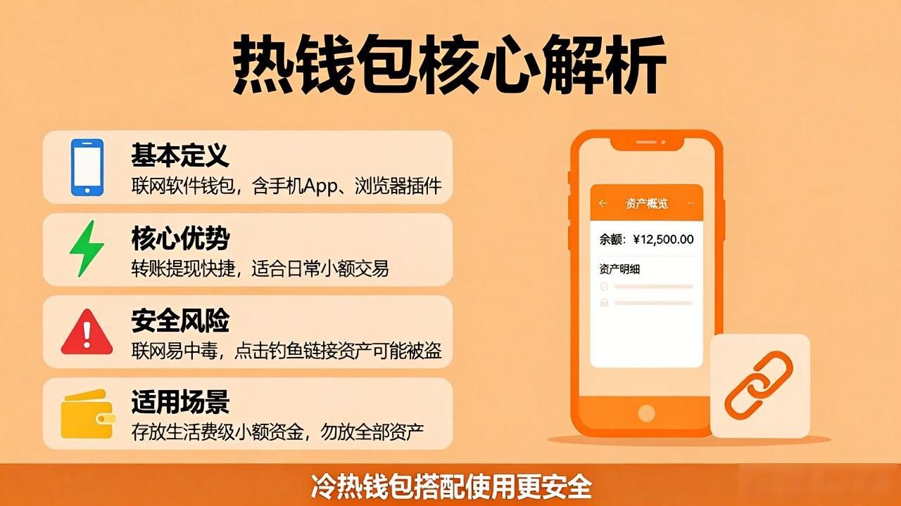 安全存储数字货币_热钱包软件钱包日常交易_冷钱包硬件钱包安全存储