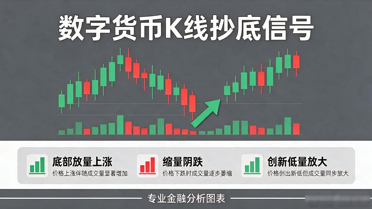 抄底K线形态_成交量验证抄底时机_数字货币k线走势抄底