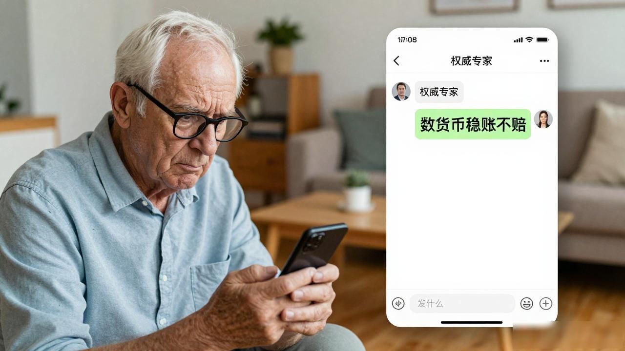 老年人微信数字货币骗局_老人微信数字货币骗局_防范老年人投资诈骗